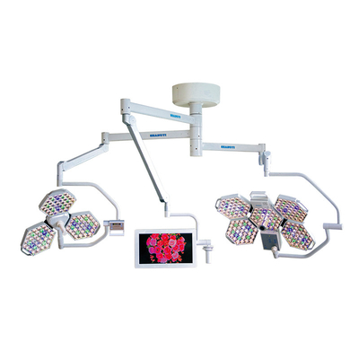 ثلاثة أنظمة الإضاءة الطبية الجراحية المثبتة على السقف وذات الشاشة المسجلة